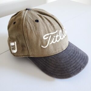 Vintage Titleist FJ Golf Fitted 7 1/2 New Era 5950 Made In USA Hat